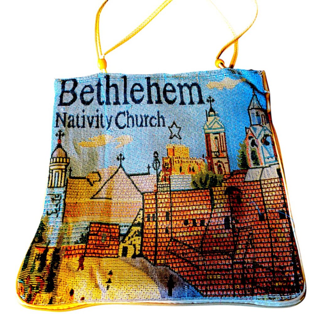 Bethlehem Nativity Church tapestry Tote bag from Jerusalem